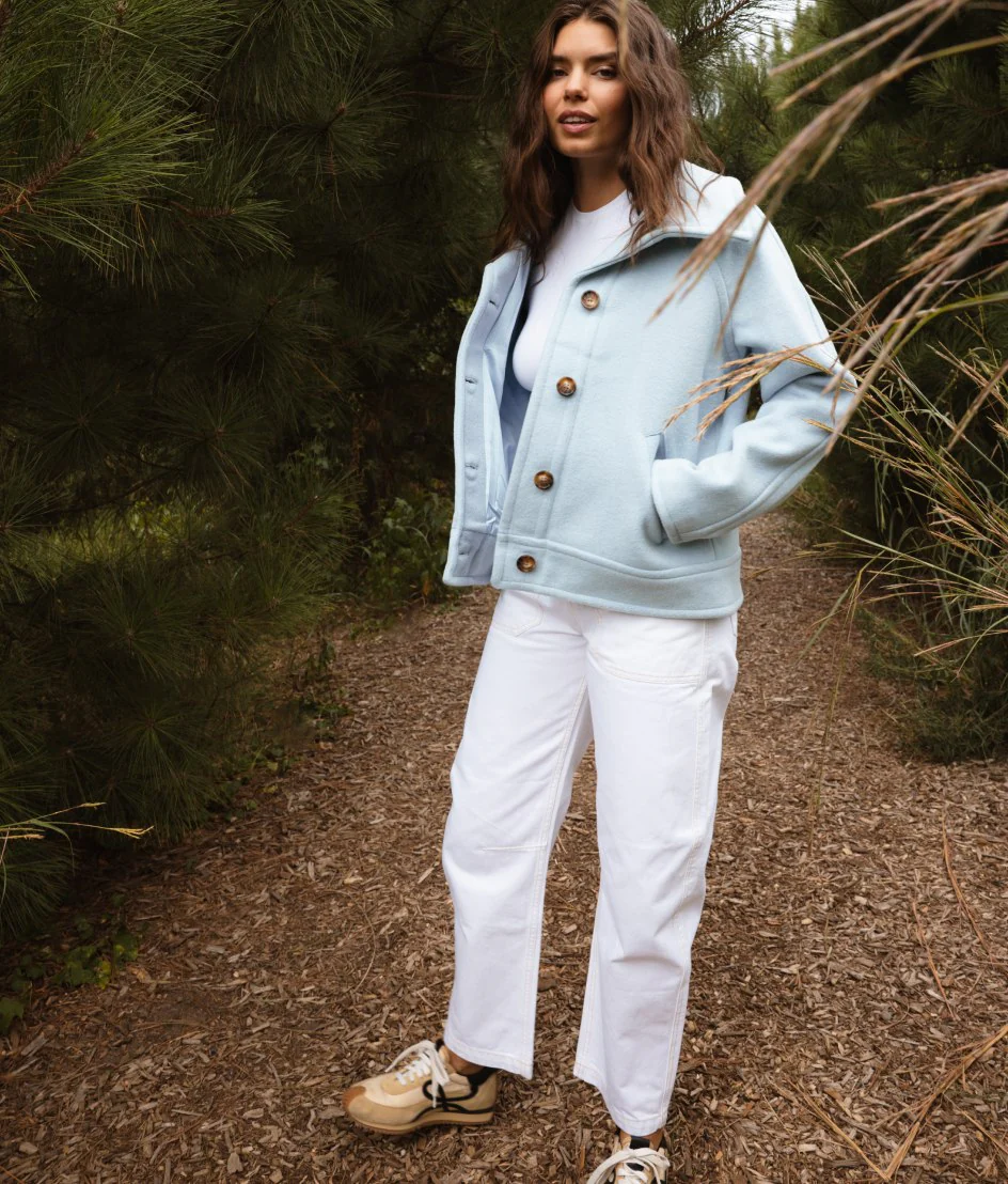 The Warmest Wool Short Coat - Frost