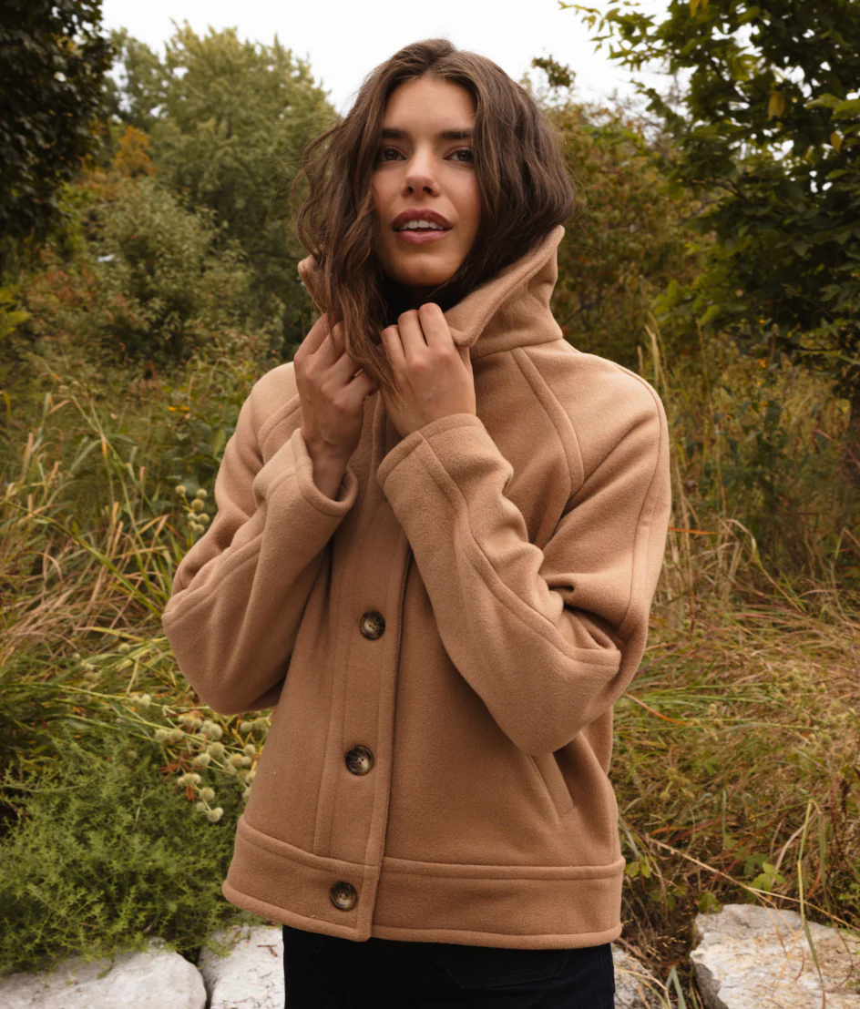 The Warmest Wool Short Coat - Fawn