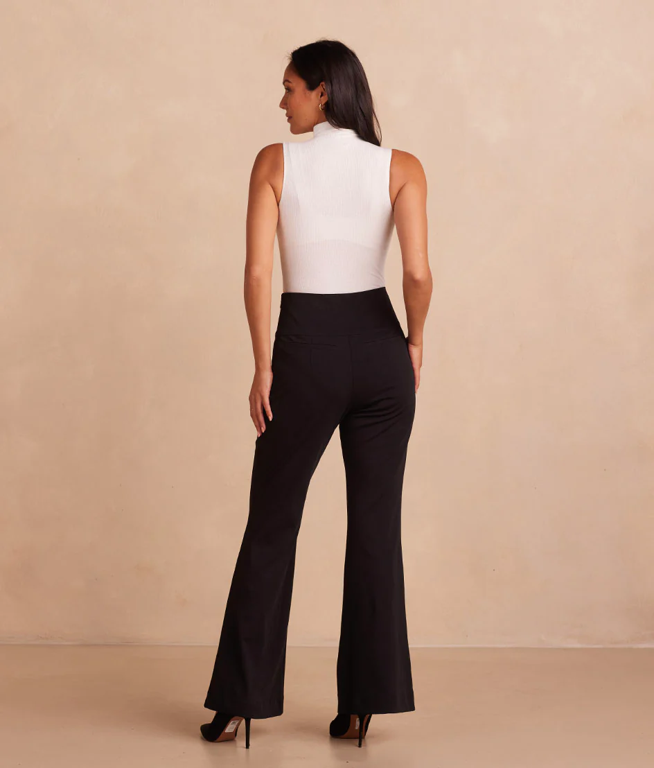 The Everyday High-Waist Flare Pant - Sea Urchin