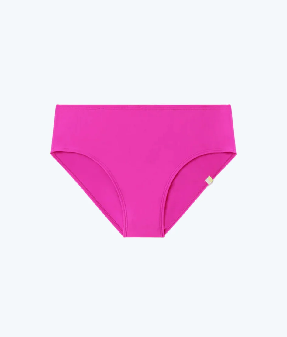 The High Leg High Rise Bottom - Hibiscus