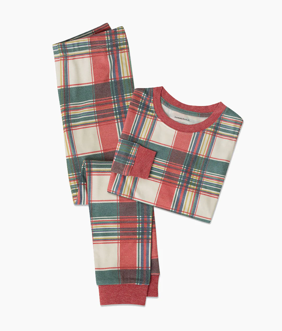The Toddlers' Matching Family Pajama Set - 'Tis the Season Tartan