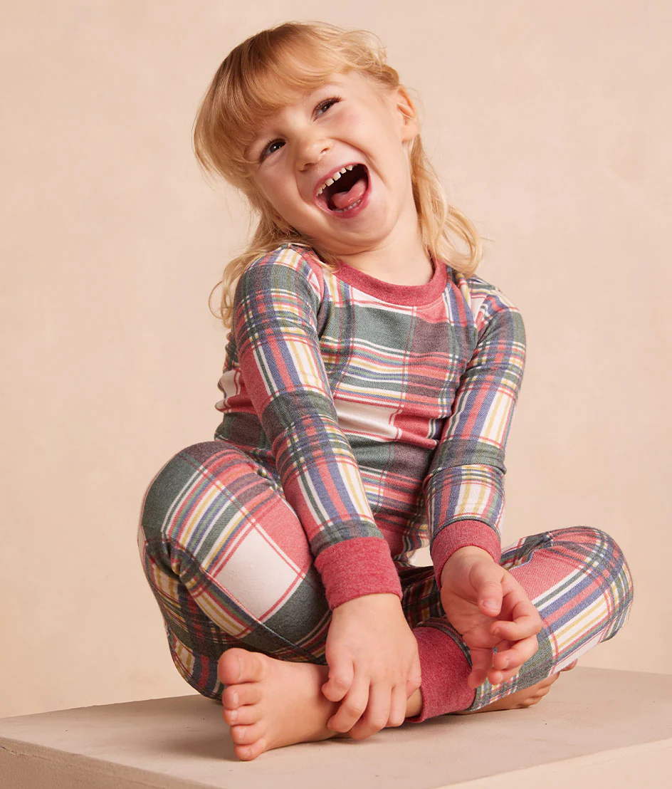The Kids' Matching Family Pajama Set - 'Tis the Season Tartan