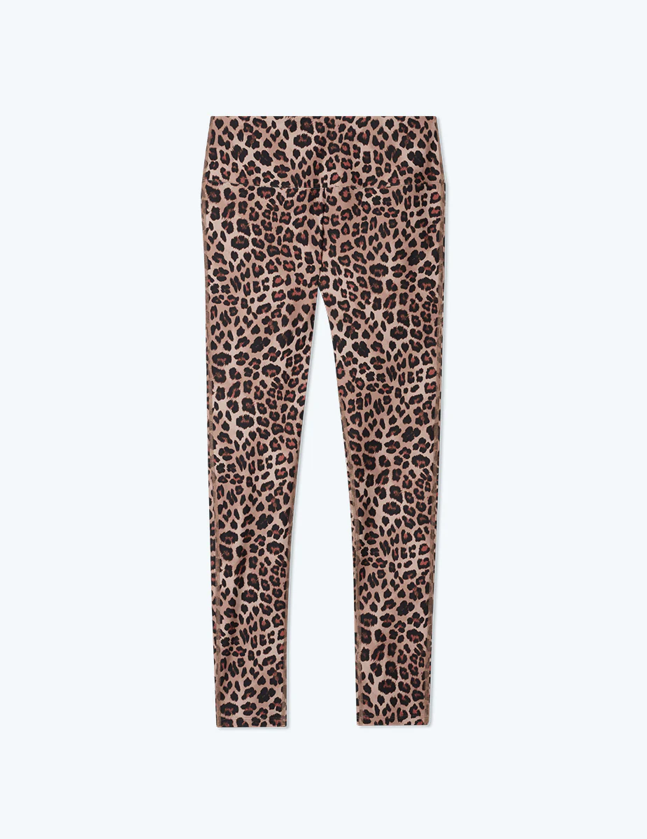 The Do-It-All High Rise 7/8 Leggings - Terracotta Leopard