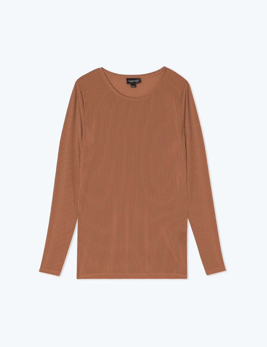 The Feel Free Long Sleeve Base Layer - Praline