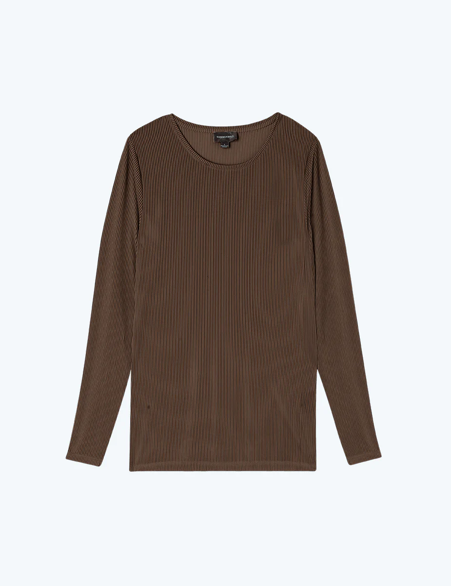 The Feel Free Long Sleeve Base Layer - Clay