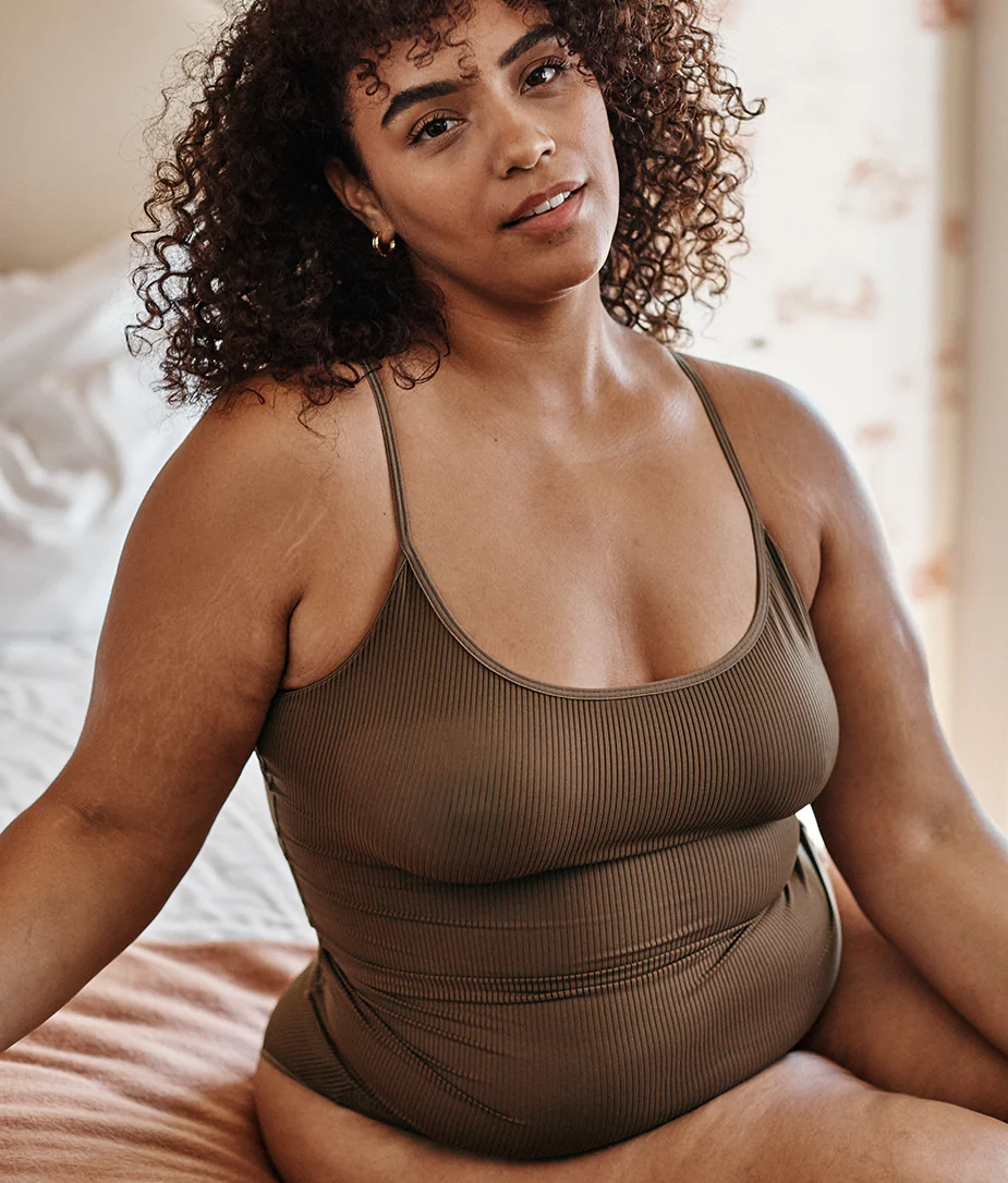 The Feel Free Adjustable Camisole - Clay