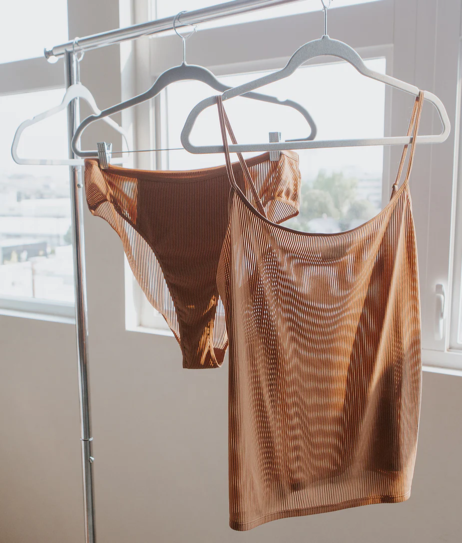 The Feel Free High Rise Brief Underwear - Praline