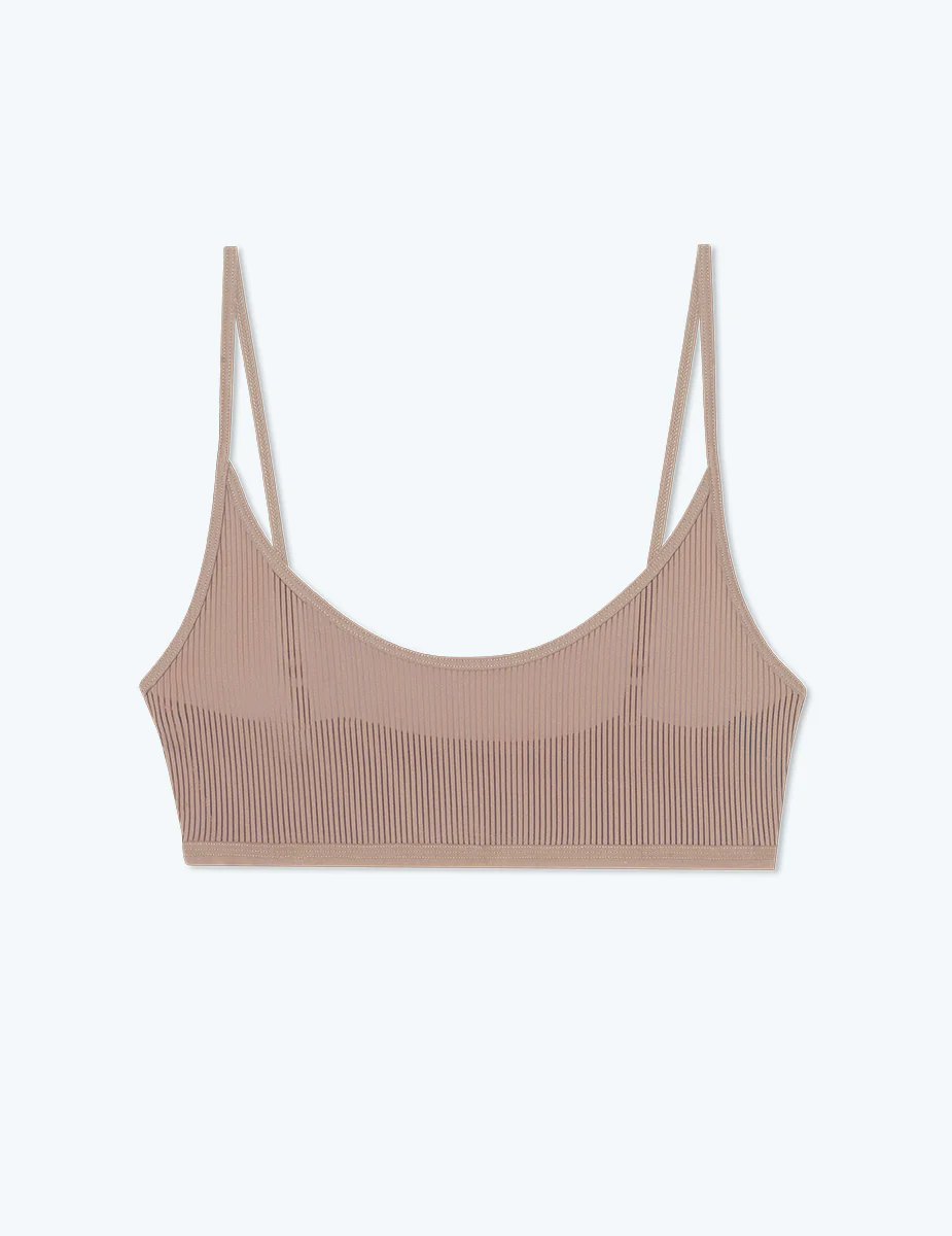 The Feel Free Adjustable Bralette - Latte