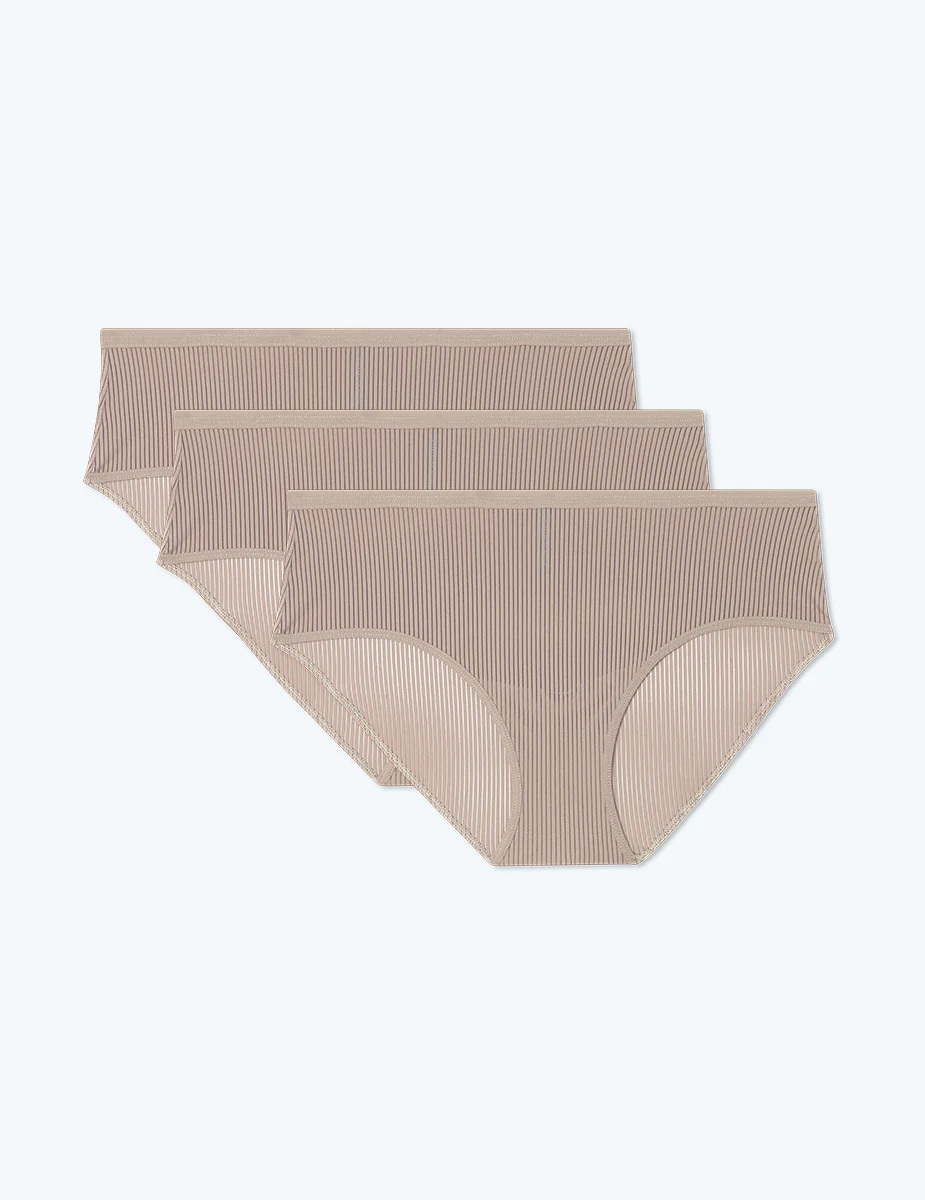 The Feel Free Brief Underwear Multi-Pack - Sand