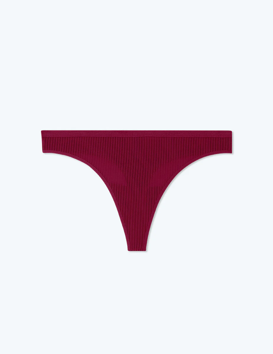 The Feel Free Thong Underwear - Pinot