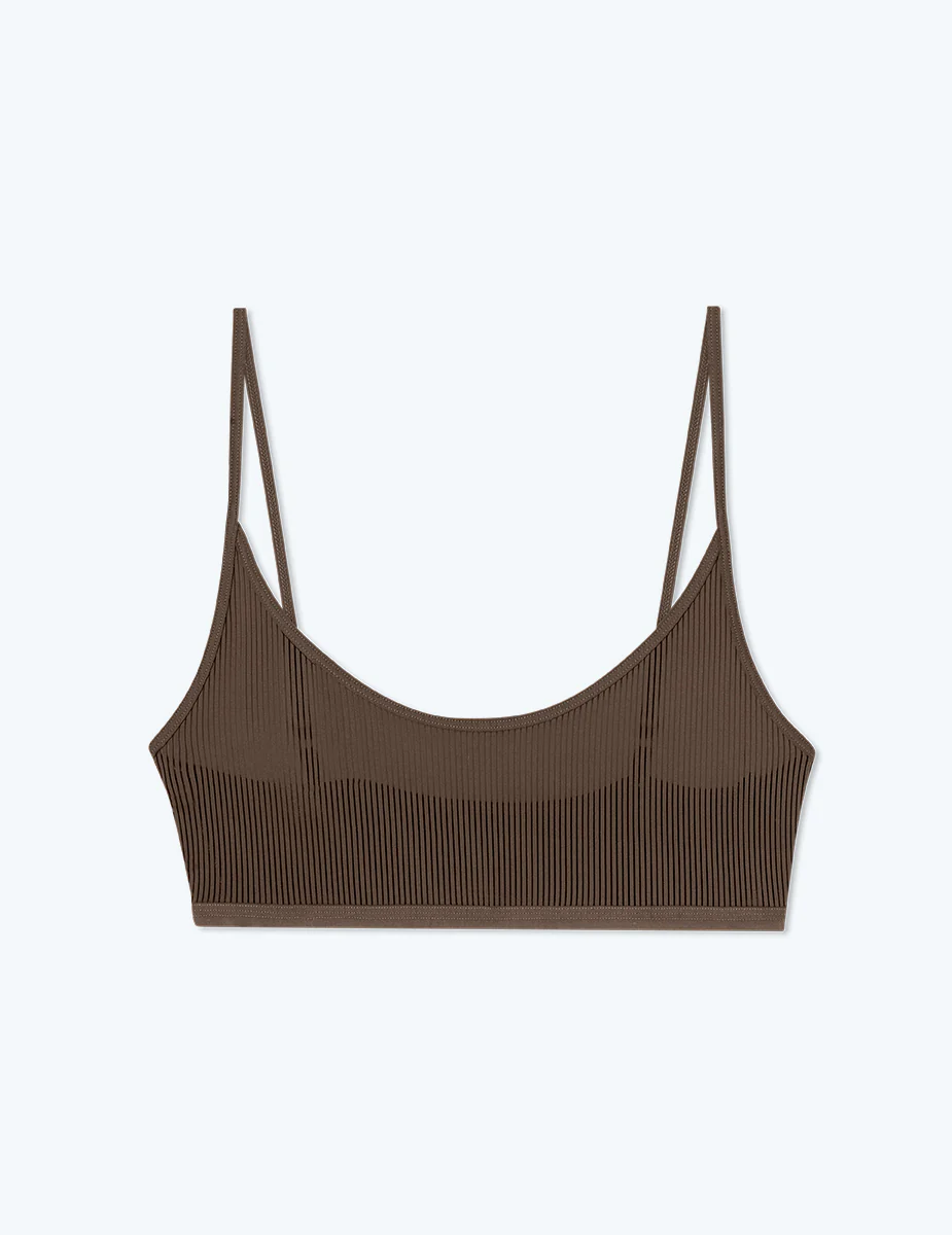 The Feel Free Adjustable Bralette - Clay