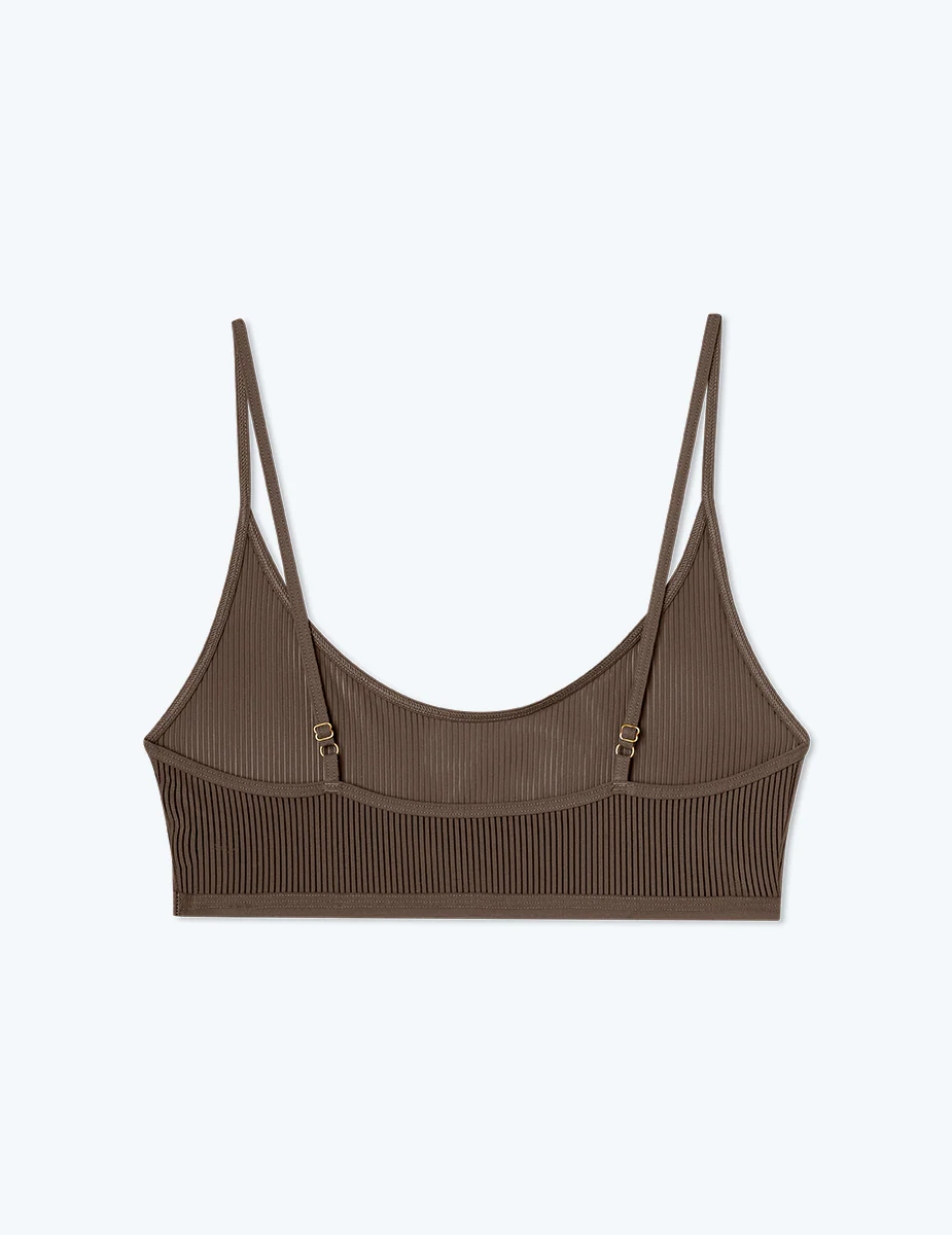 The Feel Free Adjustable Bralette - Clay