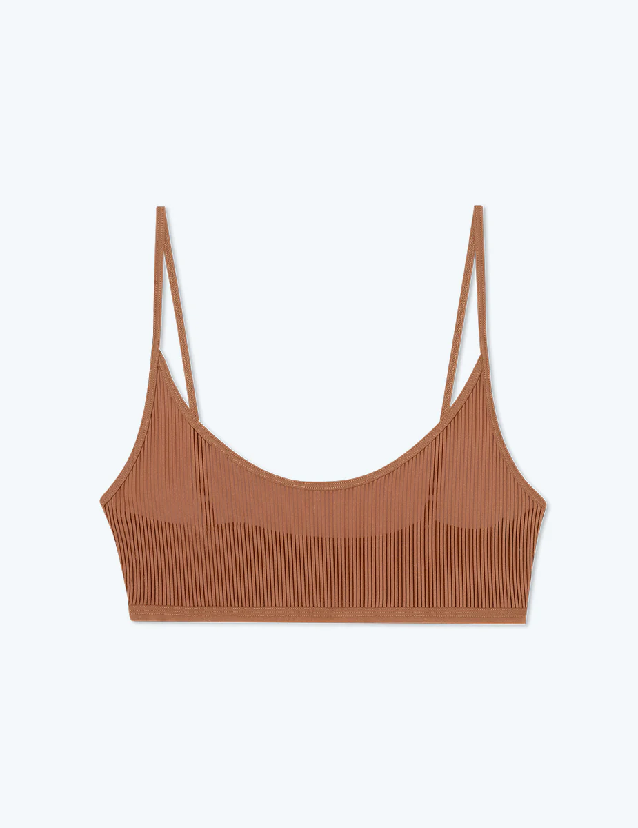 The Feel Free Adjustable Bralette - Praline