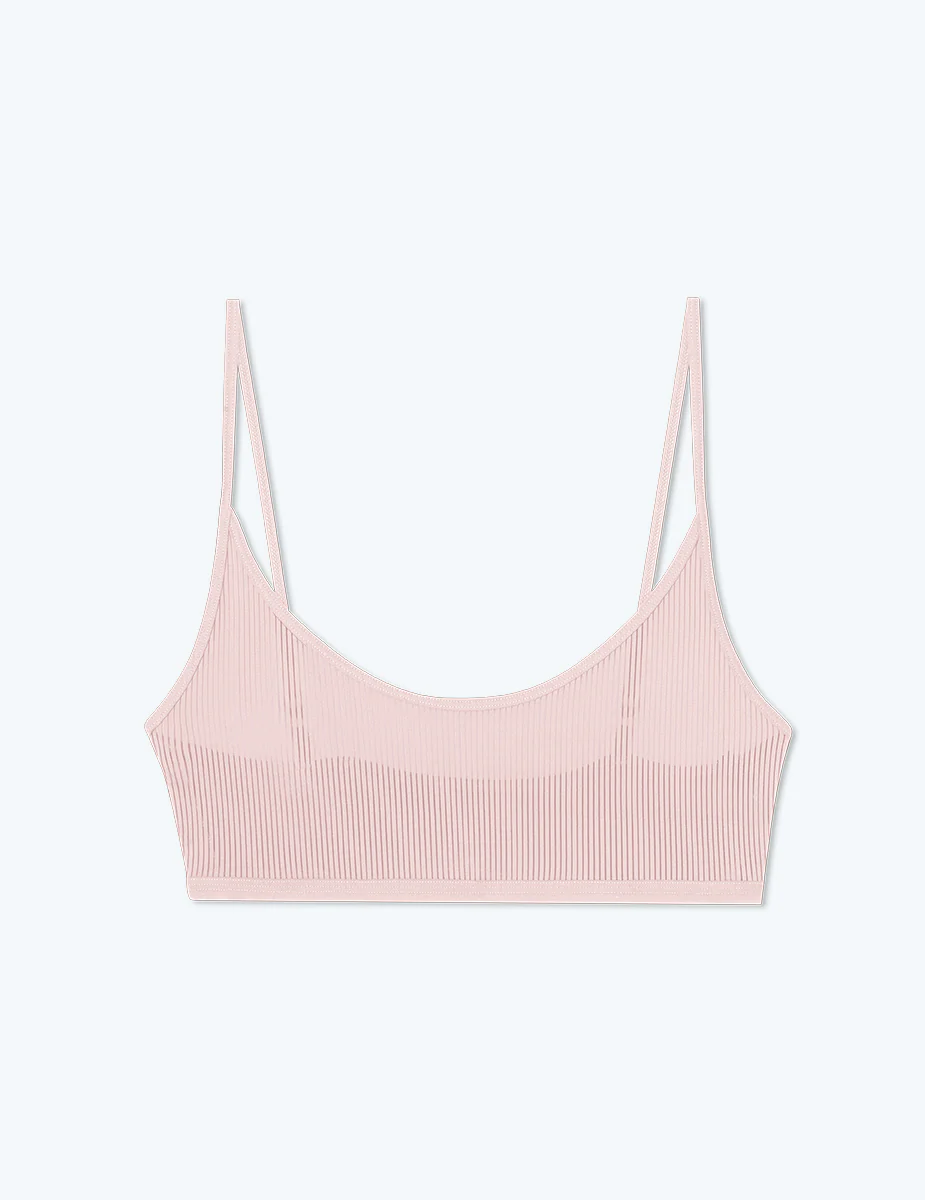 The Feel Free Adjustable Bralette - Quartz