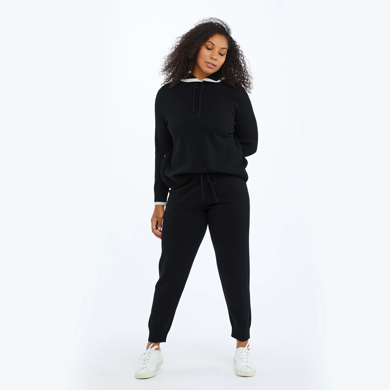 The Coziest Cashmere Blend Jogger - Sea Urchin