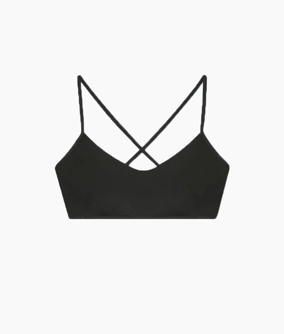 The Maternity Ribbed Voyager Bikini Top - Sea Urchin