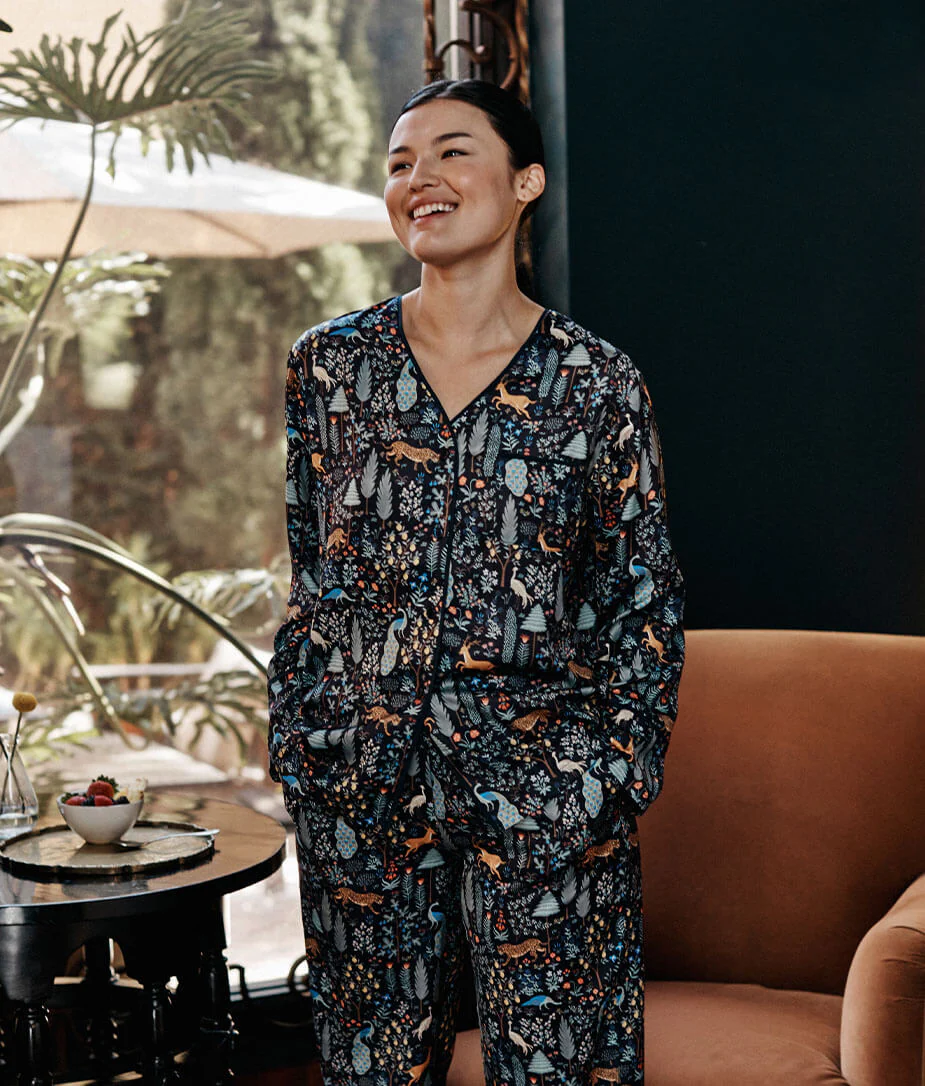The Cloud 9 Silky Pajama Set - Main