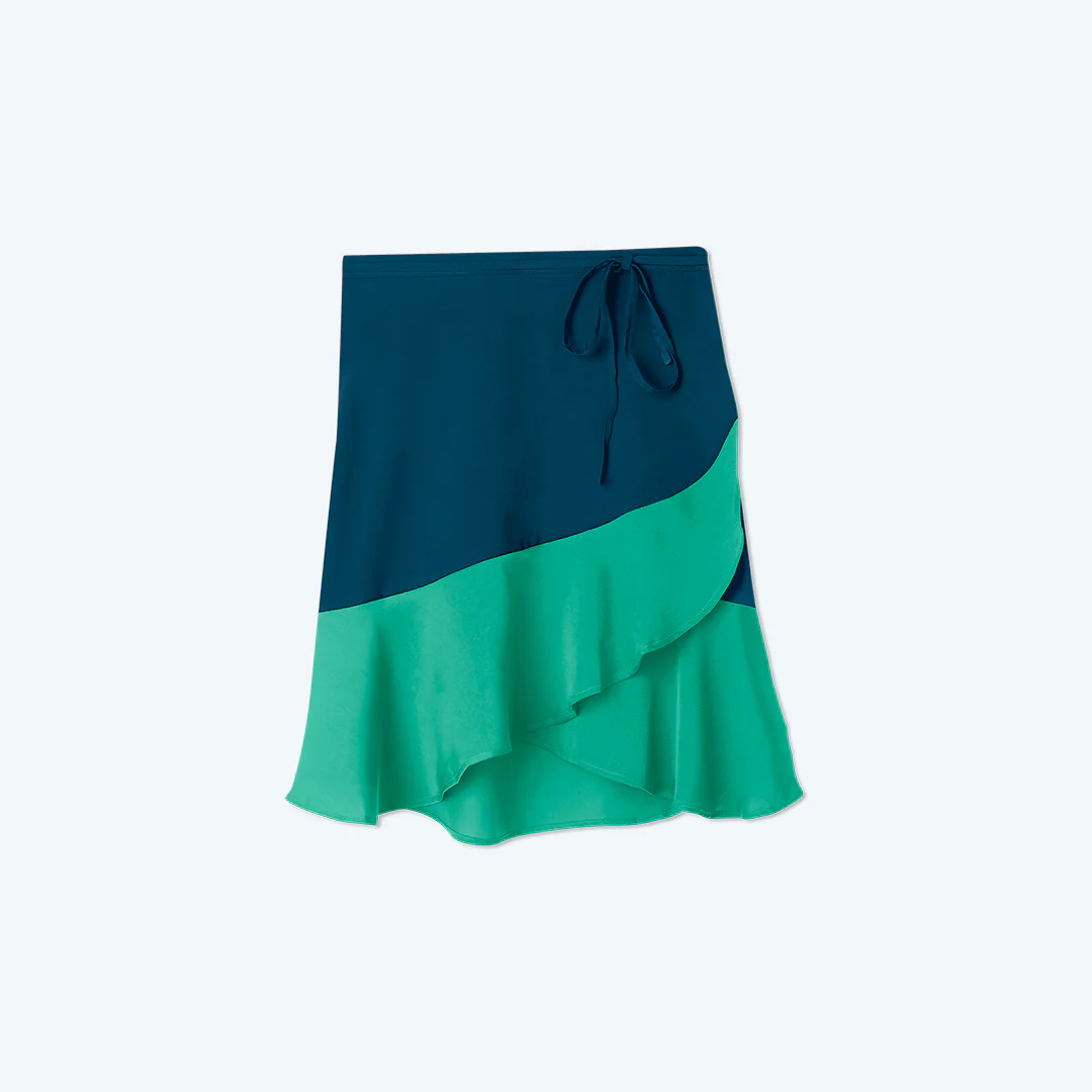 The Short Beach to Brunch Wrap Skirt - Main