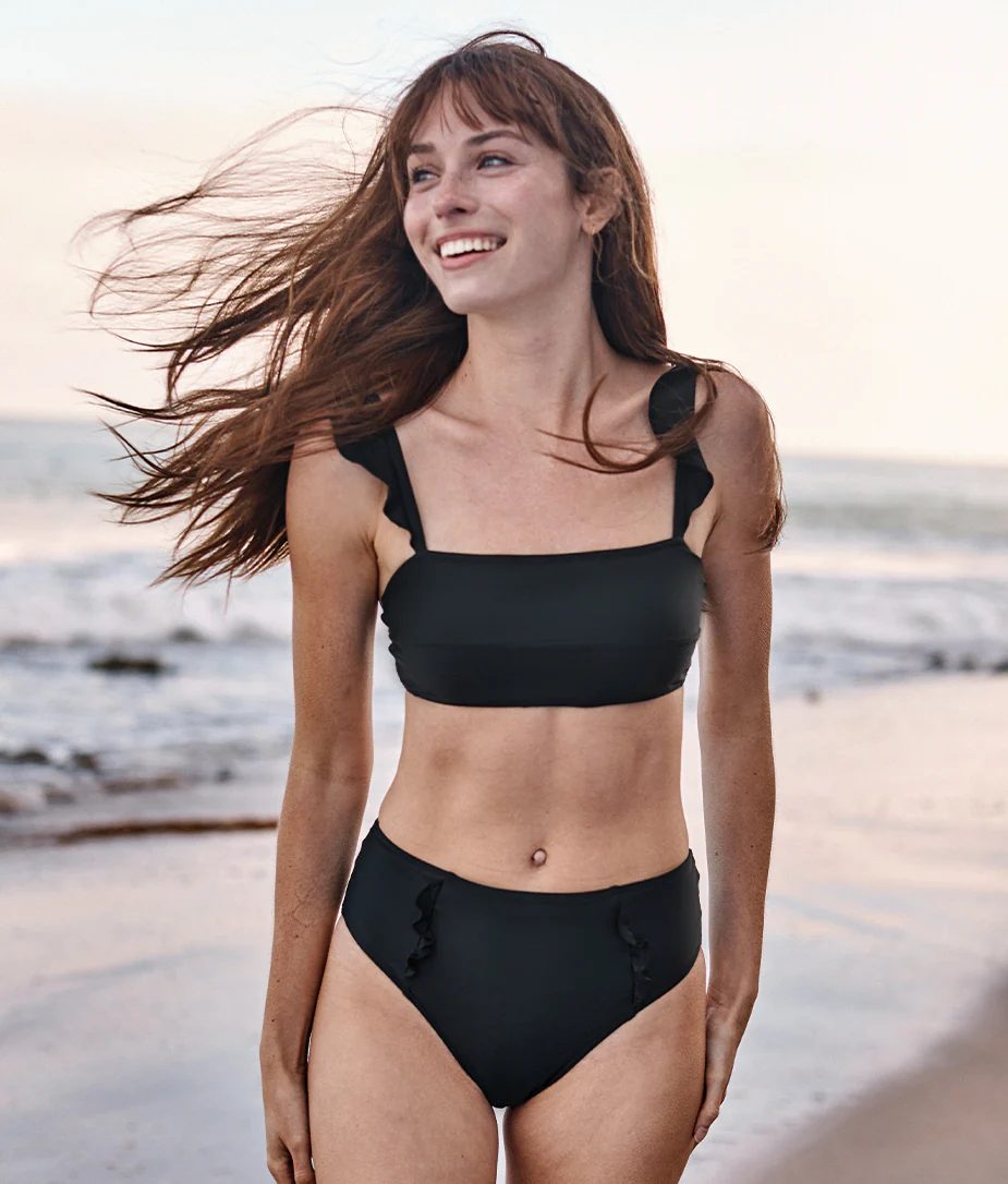 The Ruffle Oasis Bikini Top - Main