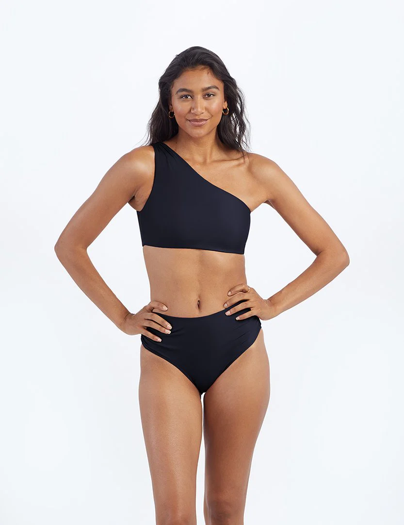 The Ruched Sidestroke Bikini Top - Main