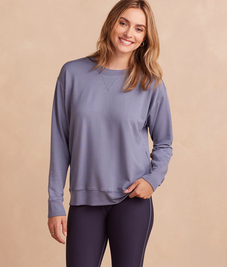 The Softest French Terry Relaxed Crew - Main