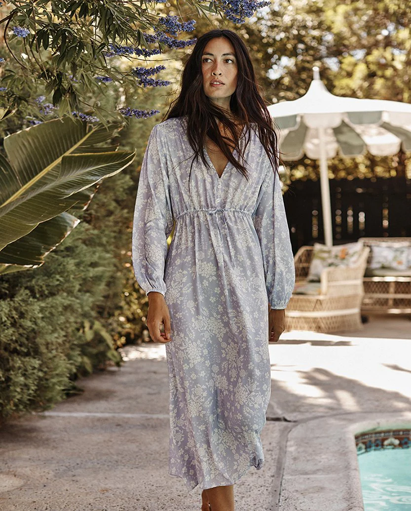 The Cinched Waist Caftan Dress - Main