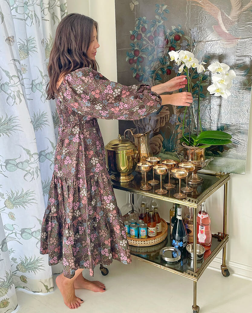 The Tiered Puff Sleeve Dress - Main