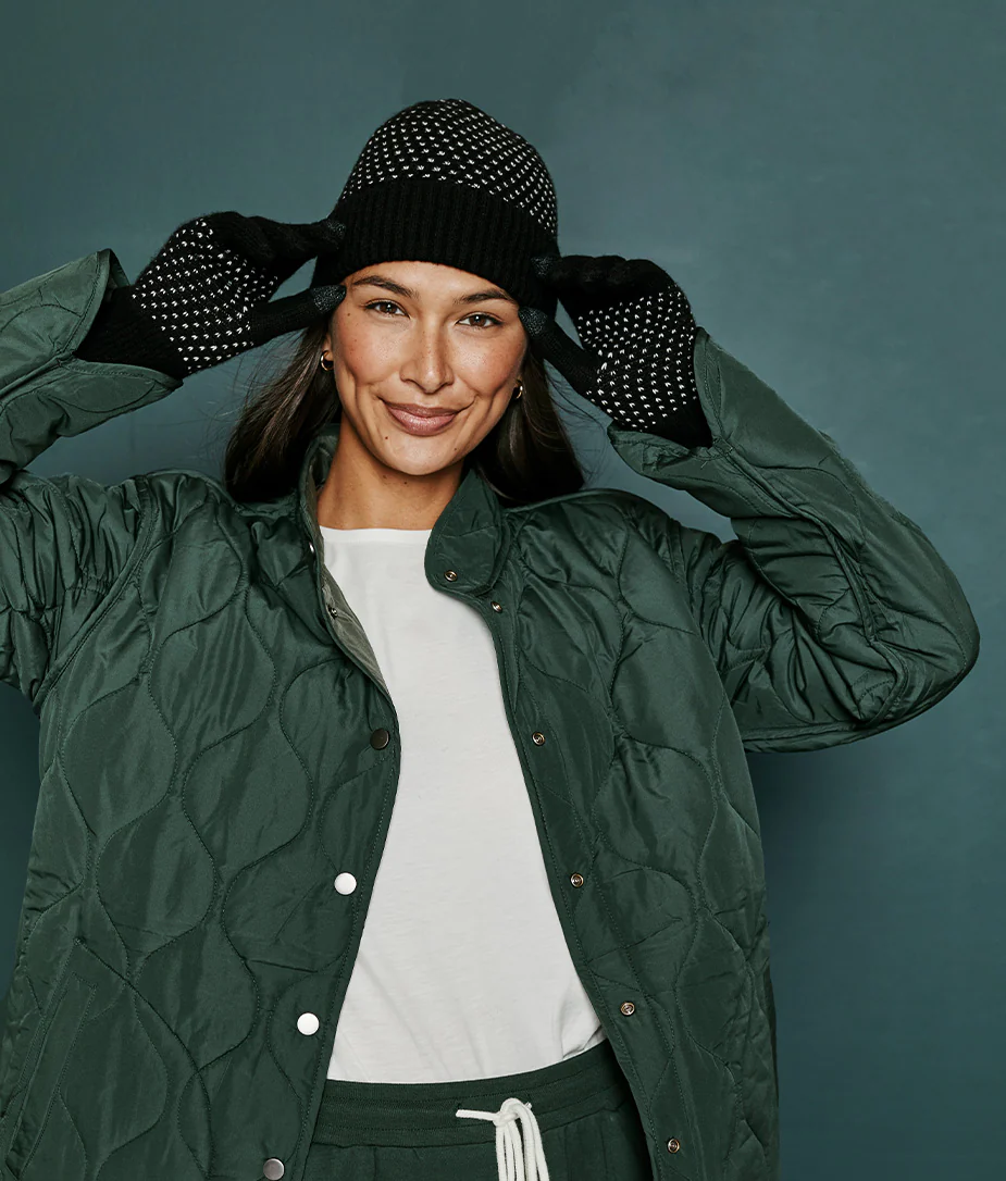 The Luxe Cashmere Blend Mix Stitch Hat - Main