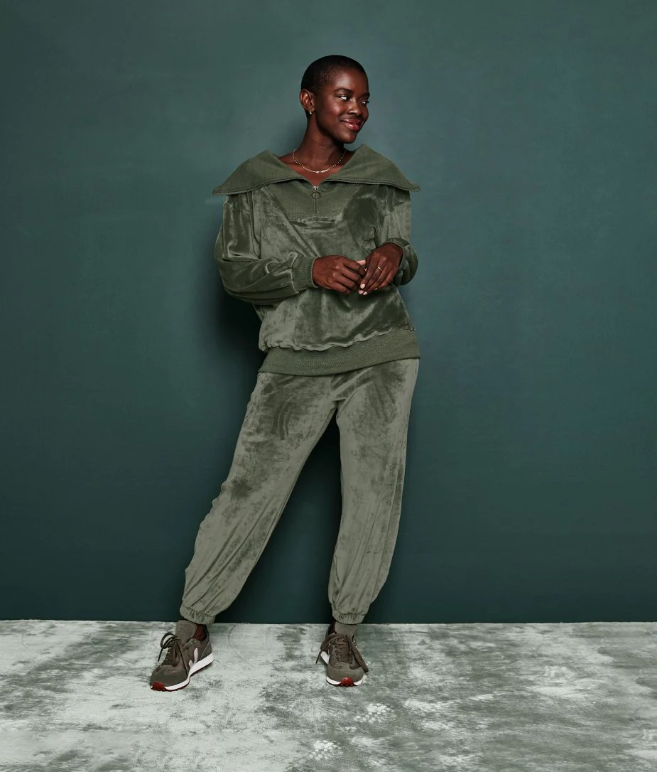 The Plush Velour Jogger - Main