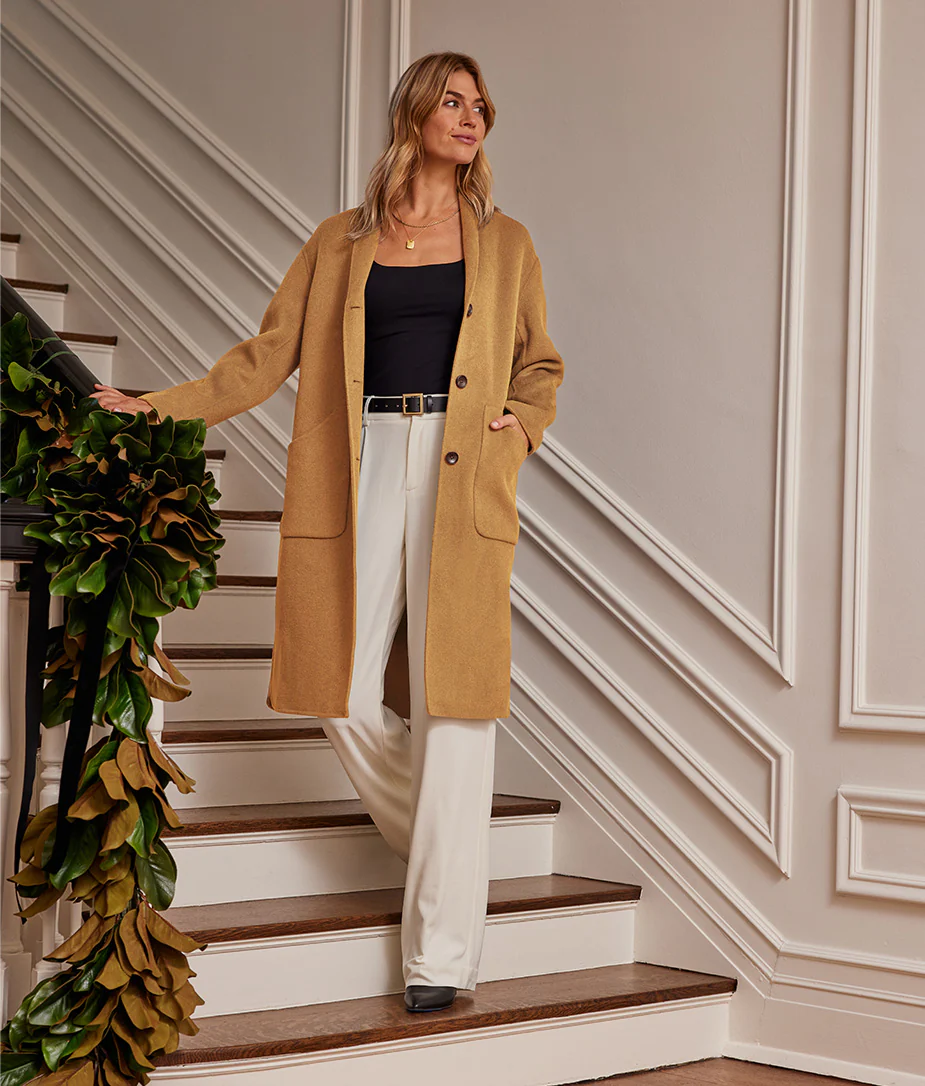 The Warmest Wool Cocoon Coat - Main