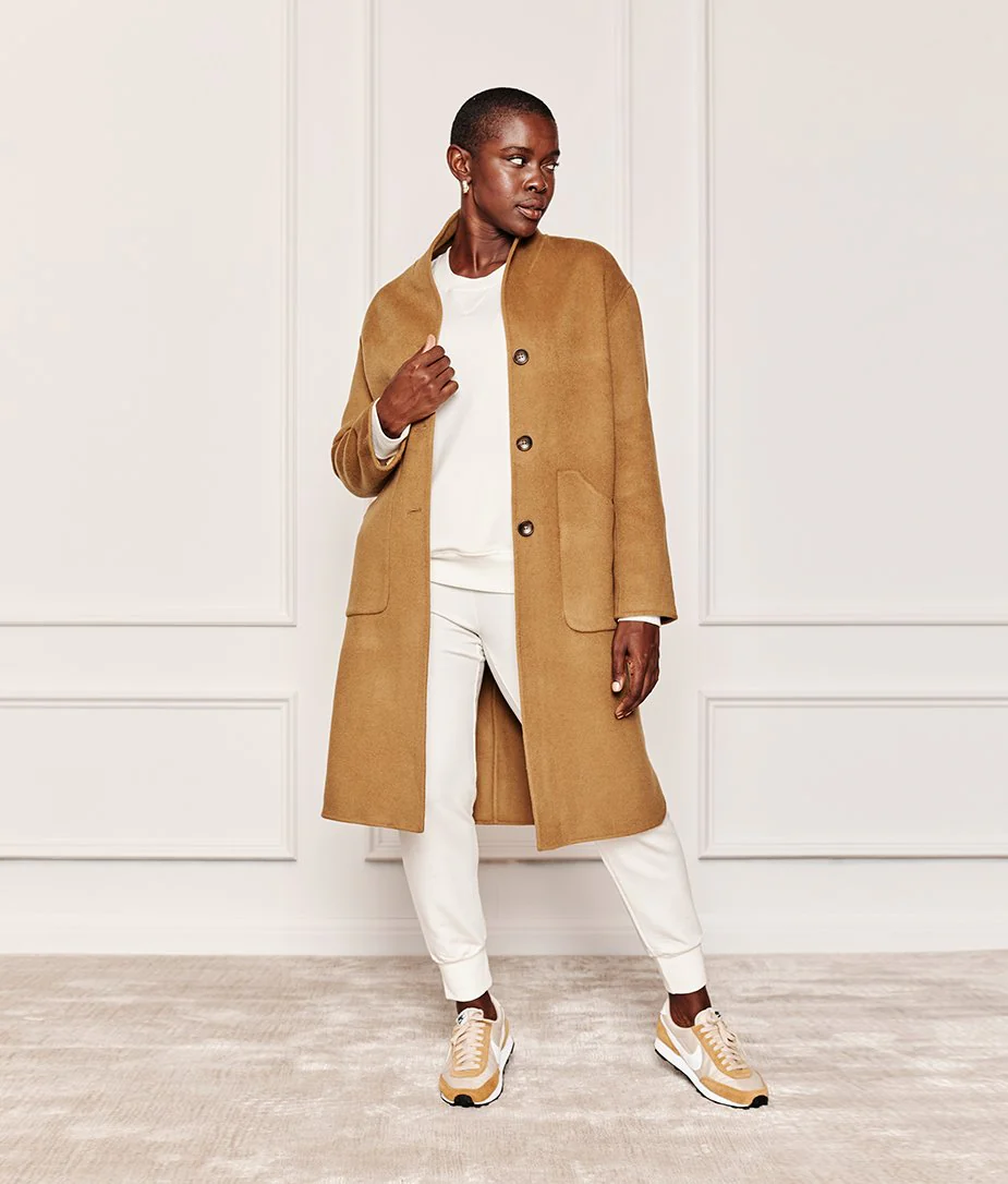 The Warmest Wool Cocoon Coat - Main