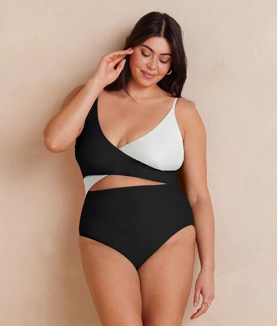 The Sea Breeze Cutout One-Piece - Main