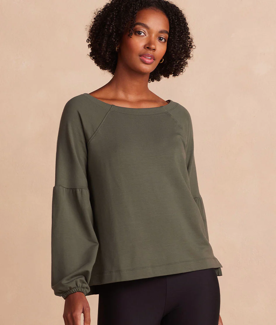 The Softest French Terry Boatneck Pullover - Main