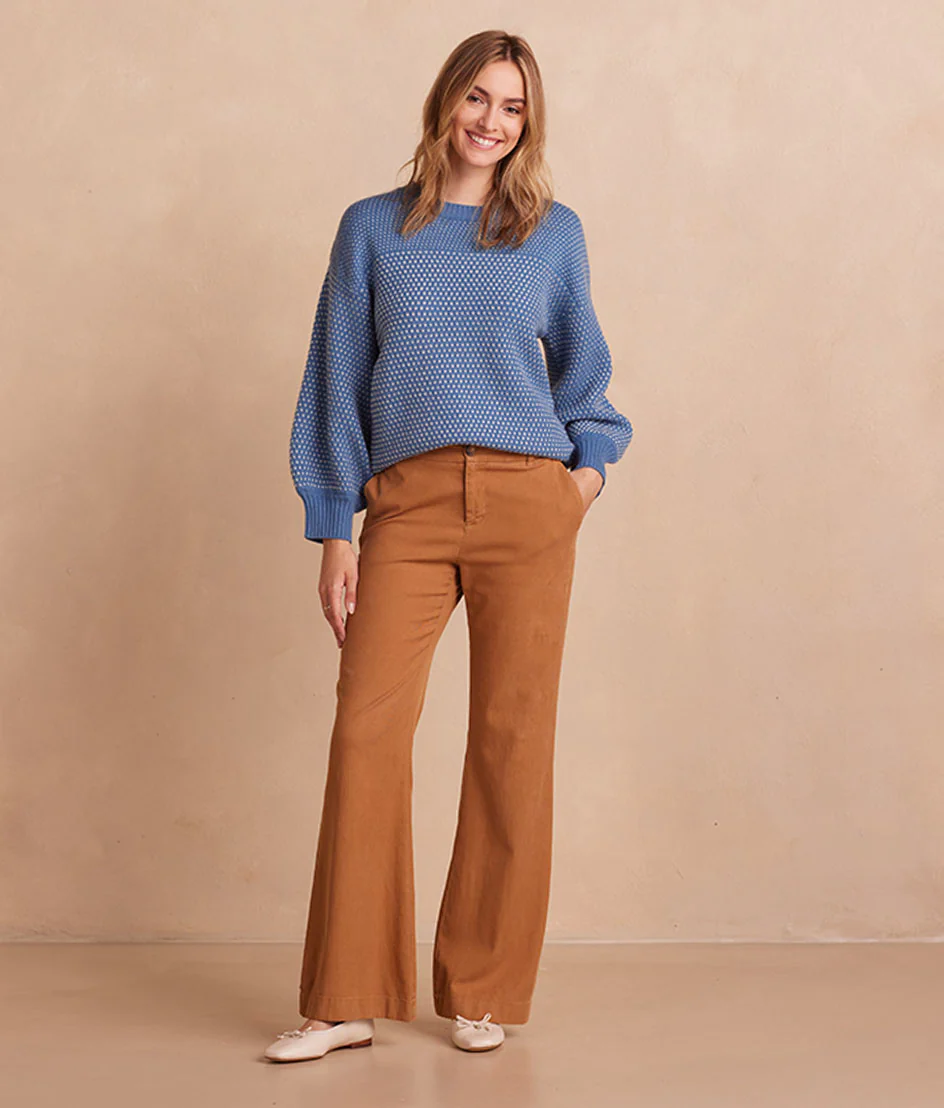 The Easy High-Waisted Flare Pant - Main