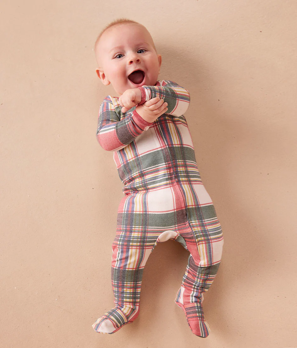 The Babies’ Matching Family Pajama Zip Footie - Main