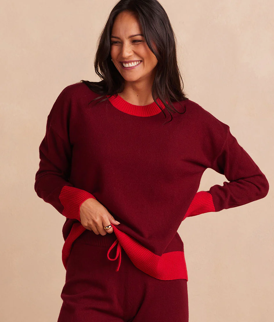 The Coziest Cashmere Blend Crew - Main