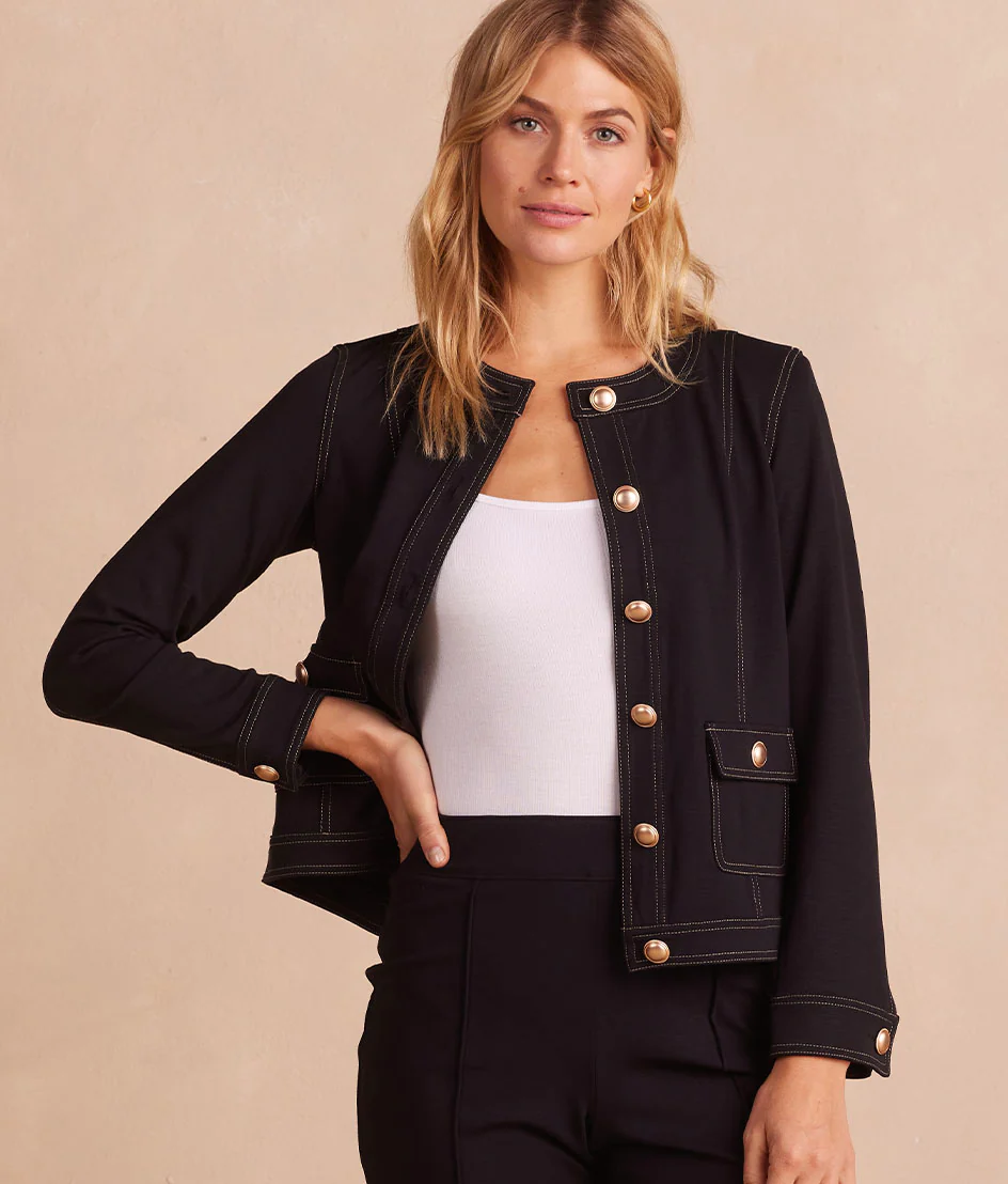 The Icon Ponte Jacket - Main