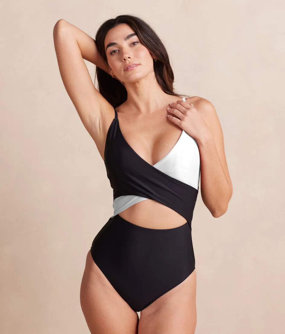 The Long Torso Sea Breeze Cutout One-Piece - Main