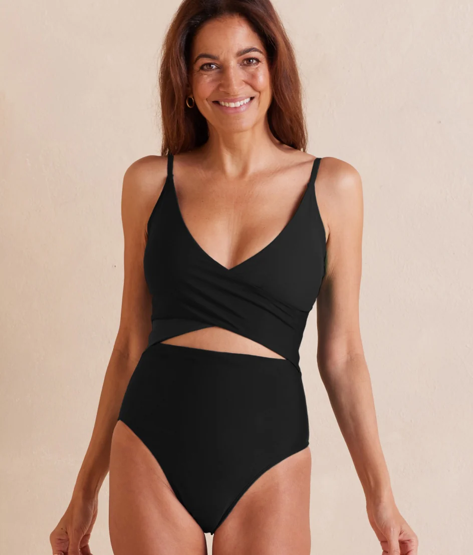 The Long Torso Sea Breeze Cutout One-Piece - Main