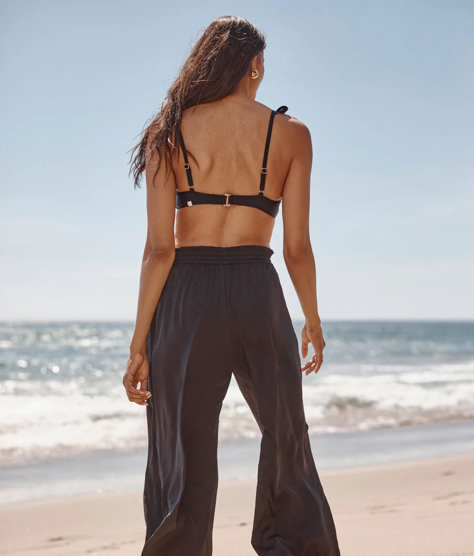 The Ruffle Oasis Bikini Top - Sea Urchin